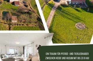 Bauernhaus kaufen in 25779 Schlichting, Ein Traum für Pferde- und Tierliebhaber zwischen Heide und Husum mit bis zu 9 ha!