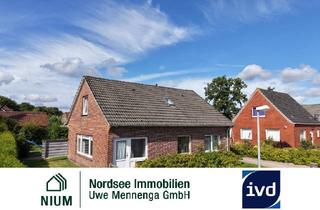 Einfamilienhaus kaufen in 26524 Hage, CHARMANTES EINFAMILIENHAUS MIT GARAGEUND MÖGLICHKEIT ZUM EBENERDIGENWOHNEN