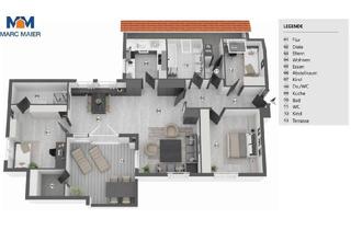Wohnung kaufen in 73447 Oberkochen, Oberkochen - Großzügige Dachgeschosswohnung in guter Lage von Oberkoche