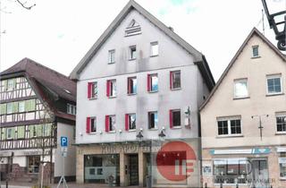 Haus kaufen in 73642 Welzheim, Welzheim - Provisionsfrei! Zentrales Wohn- und Geschäftshaus mit Wohnungen, Praxis und Ladenfläche