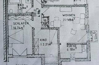 Wohnung kaufen in 99427 Weimar, Weimar - 3-Raum-Wohnung mit Tiefgaragenstellplatz zu verkaufen