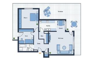 Penthouse kaufen in 76297 Stutensee, Penthouse Stutensee-Bl. geh. AusstattungWfl. 127 m², 3,5 Zi., verglaste Dachterrasse,Lift b. 5. OG