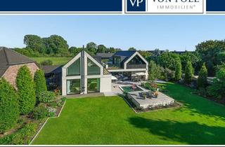 Villa kaufen in 40668 Meerbusch, Exklusive Architektenvilla am Rheindamm – Wohnen auf höchstem Niveau