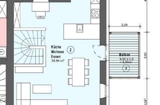 Wohnung kaufen in 86660 Tapfheim, Tapfheim - Wunderschöne 4-Z.-Wohnung über 2 Etagen! Balkon+Garten! Erstbezug