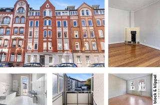 Wohnung kaufen in 24118 Ravensberg, Stilvoller Altbau: 2-Zimmer-Wohnung mit Balkon und historischem Flair