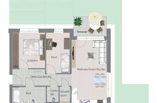 Wohnung kaufen in 74369 Löchgau, Gartenwohnung mit Terrasse