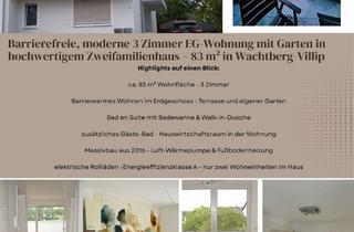 Wohnung kaufen in 53343 Wachtberg, barrierefreie neuwertige 3-Zimmer-EG-Wohnung mit Garten