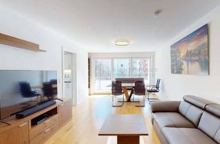 Wohnung kaufen in Steinerweg, 81241 Pasing-Obermenzing, Vermietete, hochwertig vollmöblierte 3-Zimmer-Wohnung mit Süd-Balkon und Tiefgaragenstellplatz