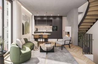 Wohnung kaufen in Planufer 92, 10967 Kreuzberg, Kompakter Wohnluxus über 3 Etagen - Maisonette mit Kamin, Dachterrasse, Whirlpool & Außenküche