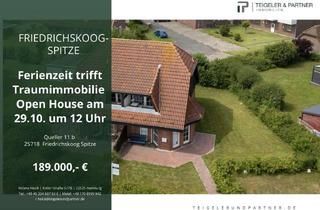 Wohnung kaufen in 25718 Friedrichskoog, Ferienzeit trifft Traumimmobilie – Open House am 29.10. um 12 Uhr