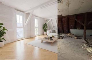 Wohnung kaufen in 74366 Kirchheim, Projekt mit Potenzial – Entkernte 4-Zimmer-Maisonette in Kirchheim am Neckar