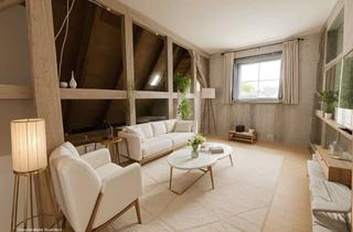 Wohnung kaufen in 74366 Kirchheim, Projekt mit Perspektive: Entkernte 3 Zimmer Maisonette-Wohnung für kreative Investoren