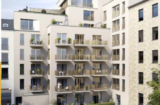 Wohnung kaufen in Stresemannallee, 60596 Sachsenhausen, Kapitalanlage, Neue Wohnung am Fluss mit Möbeln und Küche.