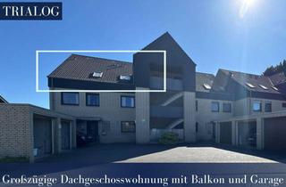 Wohnung kaufen in 33335 Gütersloh, Großzügige Dachgeschosswohnung mit Balkon und Garage