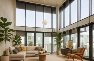 Penthouse kaufen in Gotlindestraße 91A, 10365 Lichtenberg, PENTHOUSE auf 2 Etagen:: 222qm Wfl. mit Galerie, 6 Zimmer, 3 Bäder, 4 Stellplätze, Terrasse, Lift