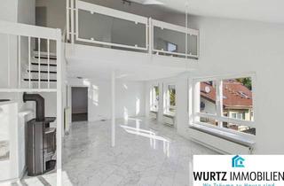 Wohnung kaufen in 71229 Leonberg, Exklusives Wohnerlebnis über den Dächern – 3,5-Zimmer-Maisonette mit Dachterrasse
