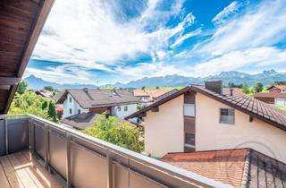 Wohnung kaufen in 87659 Hopferau, Ihr Rückzugsort in den Alpen: Wohnung mit spektakulärem Bergpanorama