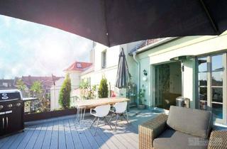 Penthouse kaufen in 90429 Muggenhof, Design trifft Geschichte – Exklusives Loft-Penthouse mit Dachterrasse & Burgblick