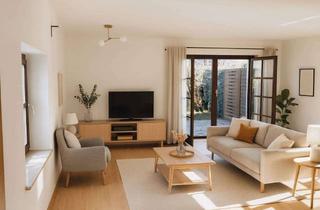 Wohnung kaufen in 83607 Holzkirchen, helle, freundliche 2-Zimmer-EG-Wohnung mit Terrasse/ Garten und Tiefgaragenstellplatz