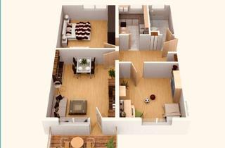 Wohnung kaufen in 59174 Kamen, Neuwertige Wohnung mit drei Zimmern sowie Balkon und EBK in Kamen