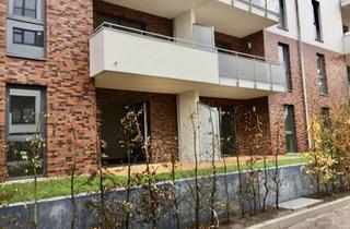 Wohnung kaufen in 21035 Bergedorf, Provisionsfrei neuwertige 3-Zimmer-Erdgeschosswohnung, Terrasse, TG in Bergedorf am Schleusengraben