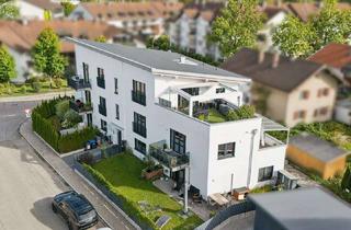 Penthouse kaufen in 83026 Süd, Exklusives 4-Zimmer-Penthouse mit Dachterrasse und Panorama-Aussicht in Rosenheim