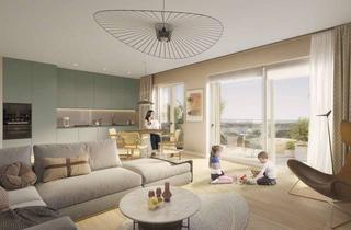 Wohnung kaufen in 04420 Markranstädt, Wohntraum: 4-Raum-Wohnung mit eigenem Garten von fast 200m² in Seenähe