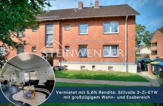 Wohnung kaufen in 23758 Oldenburg, Vermietet mit 5,6% Rendite: Stilvolle 3-Zi-ETWmit großzügigem Wohn- und Essbereich