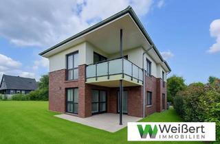 Wohnung kaufen in 25524 Itzehoe, Exklusive Neubau-Luxuswohnung im 1. OG mit großem Balkon - Effizienzhaus 40 mitten in Itzehoe - Prov