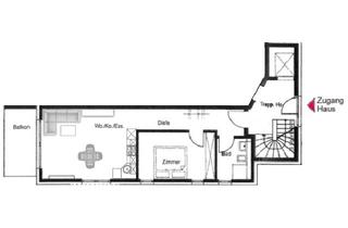 Wohnung mieten in 71083 Herrenberg, Folgebezug mit Balkon und EBK: Stilvolle 2-Zimmer-EG-Wohnung mit geh. Innenausstattung, Haustiere ok