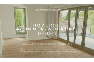 Wohnung mieten in Walter-Smolka-Straße, 15537 Erkner, Stilvolle, geräumige und neuwertige 4-Zimmer-Wohnung mit Balkon und Einbauküche in Erkner