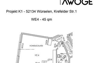 Wohnung mieten in 52146 Würselen, Neubau 1 ZKDB in Würselen ab sofort / WE04 / WE22 / WE30