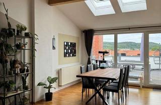 Wohnung mieten in Erfurter Str. 36, 99310 Arnstadt, Traumhafte Dachgeschosswohnung mit riesiger Terrasse und sagenhaftem Ausblick