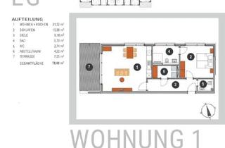 Wohnung mieten in Konradstraße 50, 47475 Kamp-Lintfort, Moderne 2 Zimmer Erdgeschosswohnung mit eigenem Garten in zentraler Lage