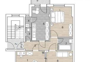 Wohnung mieten in Südersteinstraße 30, 27472 Cuxhaven, Helle und sanierte 2,5 Zimmer mit Balkon