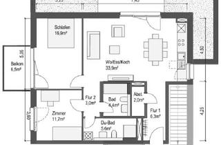 Wohnung mieten in Johannes-Hoffmann-Straße, 96052 Ost, NEUBAU! Helle 3-Zimmer-Wohnung mit schöner Dachterrasse & Balkon und extensiver Begrünung
