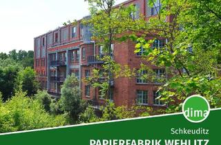 Wohnung mieten in Fabrikstraße 19, 04435 Schkeuditz, ERSTBEZUG sanierte Papierfabrik | EG-Whg. mit Nordwest-Terrasse, Duschbad, Abstellraum u.v.m.
