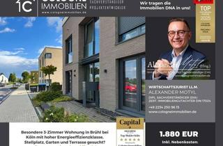 Wohnung mieten in An Hornsgarten 62, 50321 Brühl, NEUBAU: MODERNE 3-ZIMMER ERDGESCHOSSWOHNUNG MIT GROßZÜGIGEM GARTEN SOWIE STELLPLATZ BEI KÖLN