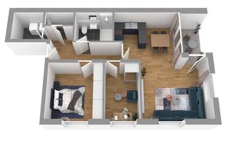Wohnung mieten in 74235 Erlenbach, Perfekt für junge Familien und Paare: 3-Zimmerneubauwohnung in zentraler Lagen mit moderner Küche