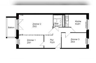 Tauschwohnungen in Hans-Albers-Straße 12, 14480 Drewitz, Tauschwohnung: Sanierte 3 Zimmer suchen neue Mieter