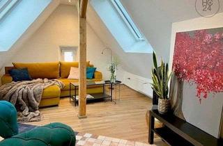 Wohnung mieten in 87600 Kaufbeuren, Möblierte 2-Zimmer-Maisonettewohnung im Dachgeschoss mit offenem Fachwerk in Kaufbeuren