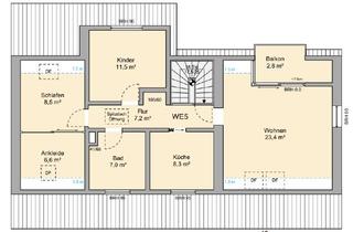 Wohnung mieten in Verbindungsstraße, 68549 Ilvesheim, WE 05 Stilvolle 3-Zimmer-Wohnung mit gehobener Innenausstattung mit Balkon, Einbauküche in Ilvesheim