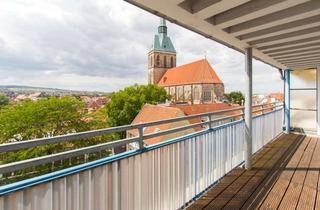 Penthouse mieten in 31134 Hildesheim, Penthouse mit Panoramablick – 4 Zi., 120 m² über den Dächern von Hildesheim