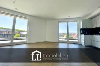 Penthouse mieten in 24576 Bad Bramstedt, PENTHOUSE: 2 Zimmer, umlaufende Dachterrasse, Aufzug & Tiefgarage.