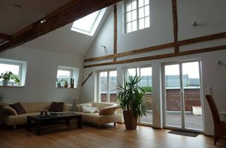 Penthouse mieten in Neudorfgasse 7a, 65239 Hochheim, Penthouse im Loftcharakter in ehem. Graeger Sektfabrik, 5,5m Deckenhöhe, 40qm Dachterasse