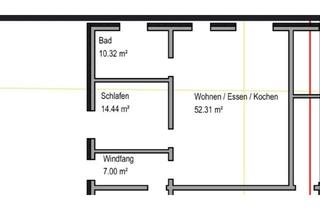 Wohnung mieten in Bei Sankt Leonhard, 86742 Fremdingen, Ansprechende und neuwertige 2-Zimmer-Erdgeschosswohnung mit geh. Innenausstattung mit Balkon