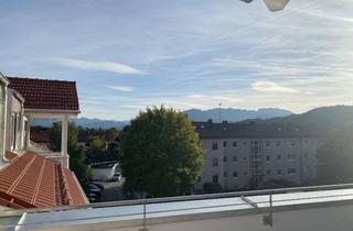 Wohnung mieten in 83646 Bad Tölz, 3 Zimmer Wohntraum mit 60m² S/W-Dachterrasse und Alpenpanorama