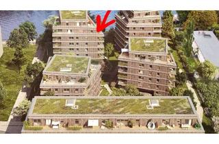 Wohnung mieten in Helga-Hahnemann-Straße, 12439 Niederschöneweide, Erstbezug! Moderne 2-Zimmer-Wohnung mit EBK und Dachterrasse mit Spreeblick