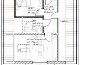 Wohnung mieten in 85098 Großmehring, Erstbezug: Ansprechende 2-Zimmer-DG-Wohnung in Theißing