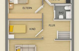 Wohnung mieten in 78112 St. Georgen, Schöne 3-Zimmer-DG-Wohnung mit EBK und Balkon in St. Georgen